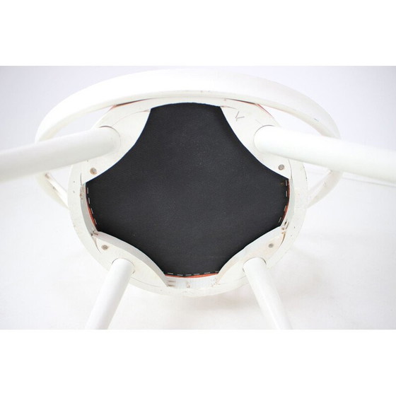 Image 1 of Fauteuil en bois et tissu allemand du Mid Century, 1970