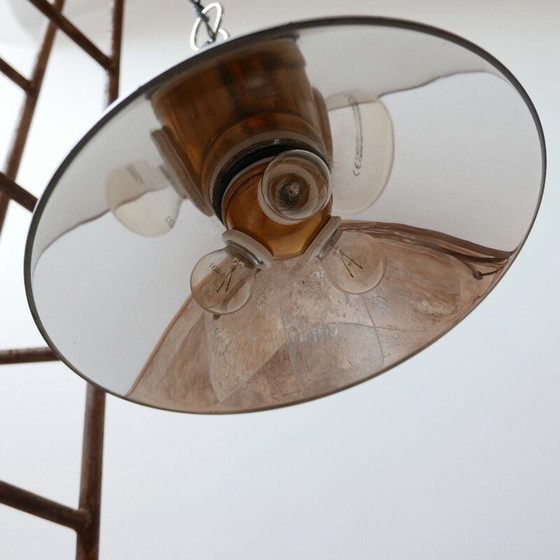 Image 1 of Lampe suspendue en verre lumineux, Allemagne 1920