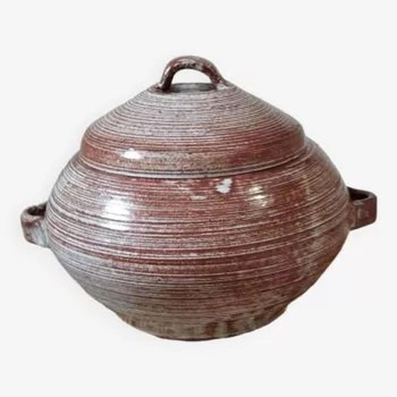 Image 1 of Grès Vernissé De Biot - Grande Pièce De Forme Vintage - Centre De Table