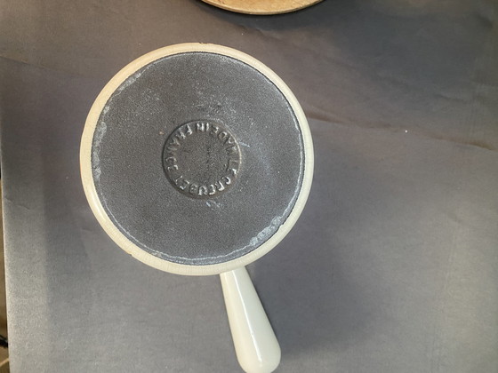 Image 1 of Le Creuset Vintage Fondue Set With Matching Plates