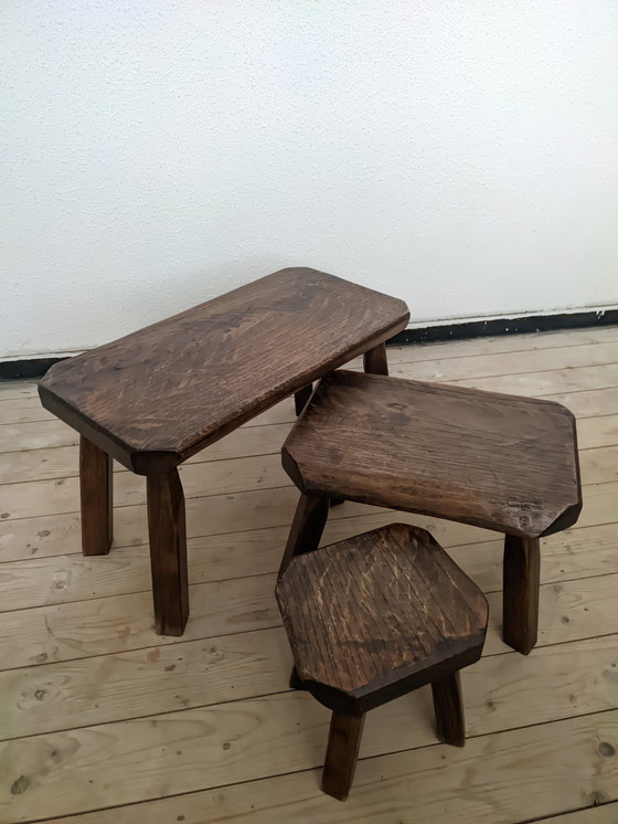 Image 1 of Ensemble Brutalist Nesting Set Nl 70's