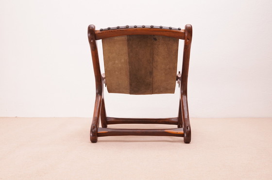 Image 1 of Fauteuil Lounge Avec Ottomane Par Don Shoemaker