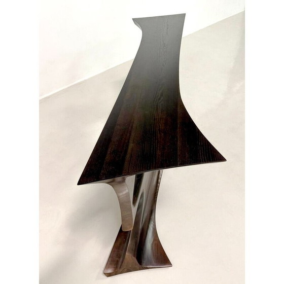 Image 1 of Table console vintage en frêne, Hongrie