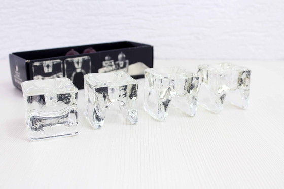 Image 1 of Set de 4 de Bougeoirs Juhava Oy Finland Ri-Jalka 1970