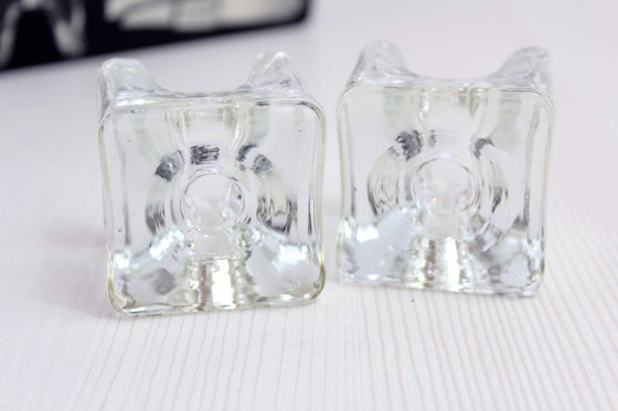 Image 1 of Set de 4 de Bougeoirs Juhava Oy Finland Ri-Jalka 1970