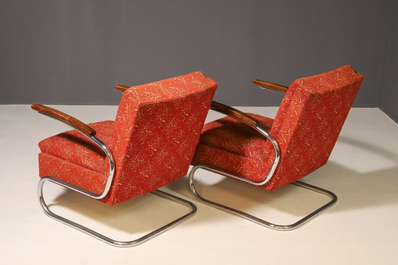 Image 1 of Fauteuil fonctionnel rembourré de Mücke-Melder | années 1930, Tchécoslovaquie