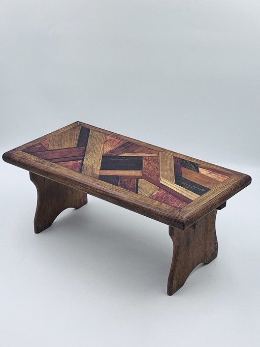 Tabouret en Bois Mosaïque