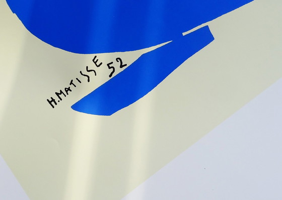 Image 1 of Henri Matisse - Nu bleu 1 ( 1952 )- Estampe signée - Lithographie offset