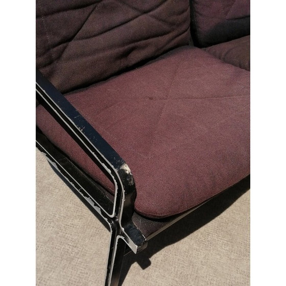Image 1 of Canapé vintage en aluminium et tissu par Andre Vanden Beuck pour Strassle, Suisse 1960