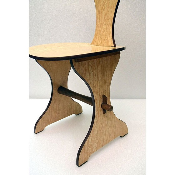 Image 1 of Paire de chaises italiennes vintage en formica, années 1960