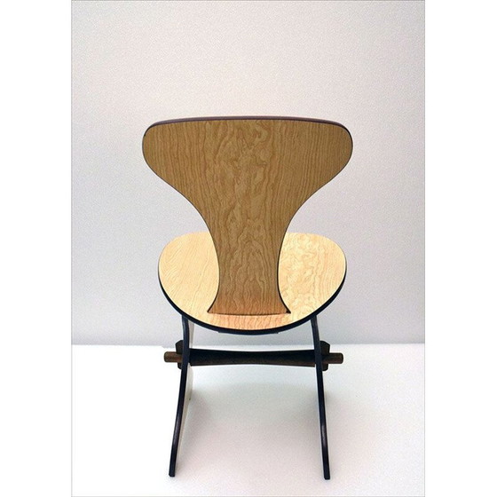 Image 1 of Paire de chaises italiennes vintage en formica, années 1960