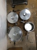 Gero Zilmeta set de 4 poêles en acier inoxydable - Dick Simonis