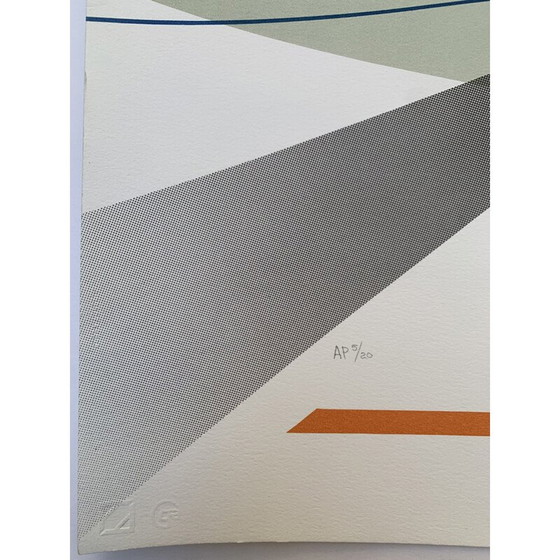 Image 1 of Lithographie vintage Formula 1 par Raymond Loewy, 1980