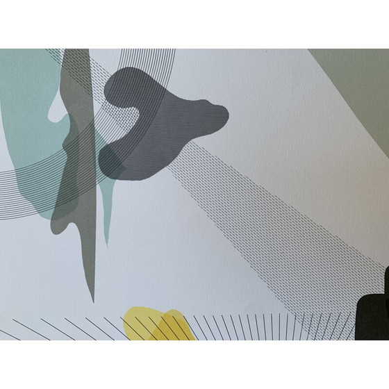 Image 1 of Lithographie vintage Formula 1 par Raymond Loewy, 1980