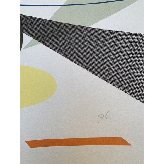 Image 1 of Lithographie vintage Formula 1 par Raymond Loewy, 1980