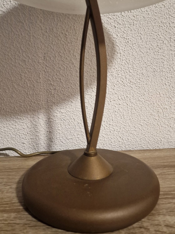 Image 1 of Lampe champignon vintage en verre italien