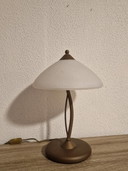 Lampe champignon vintage en verre italien