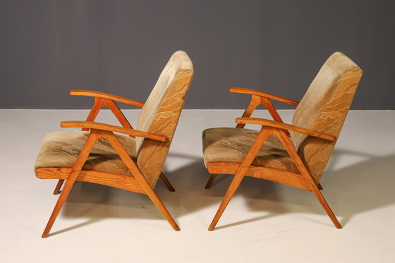 Image 1 of Paire de fauteuils tchécoslovaques, années 1960