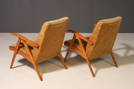Image 1 of Paire de fauteuils tchécoslovaques, années 1960
