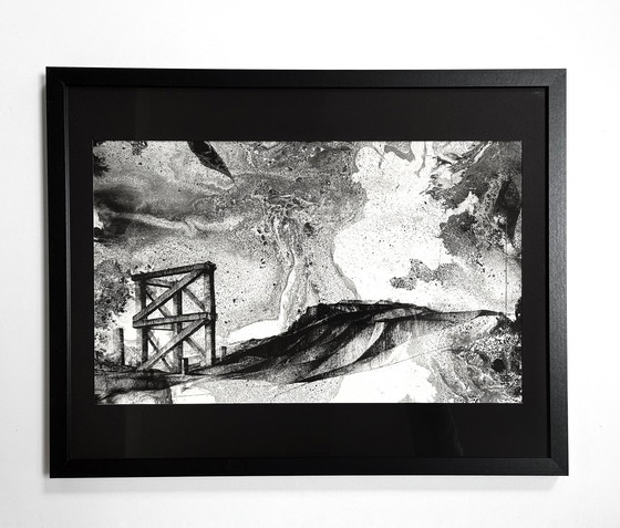 Image 1 of Eugène Eechaut (1928-2019) - Paysage à l'encre (1970)