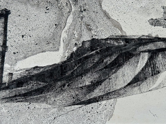 Image 1 of Eugène Eechaut (1928-2019) - Paysage à l'encre (1970)