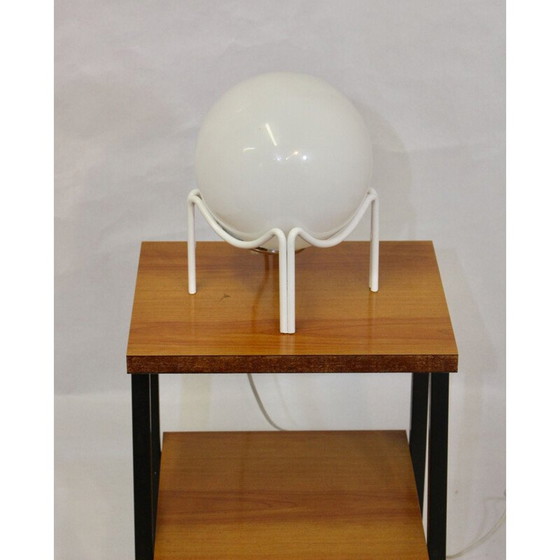 Image 1 of Lampe sphérique vintage en opaline blanche, 1970
