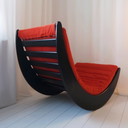 Verner Panton Chaise à bascule Rosenthal