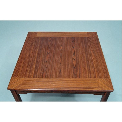 Table basse vintage en bois de rose par Alberts Tibro, Suède 1970