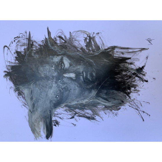 Image 1 of Peinture vintage face 2 par Lemmy Gonthier, 2014