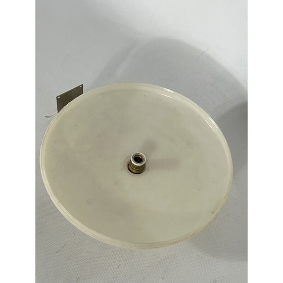 Image 1 of Applique vintage en laiton nickelé et plastique, Italie 1960