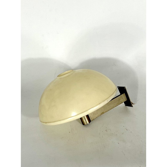 Image 1 of Applique vintage en laiton nickelé et plastique, Italie 1960