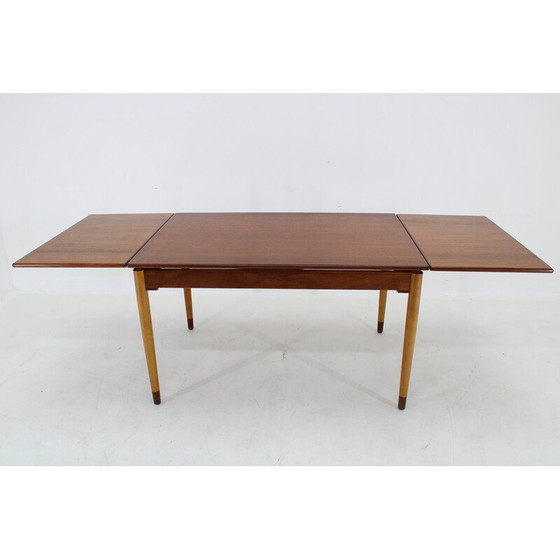 Image 1 of Table de salle à manger extensible en teck, Danemark 1960