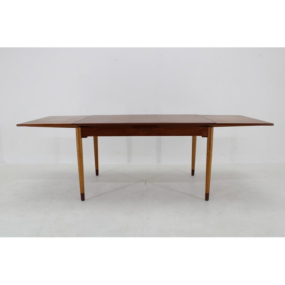 Image 1 of Table de salle à manger extensible en teck, Danemark 1960