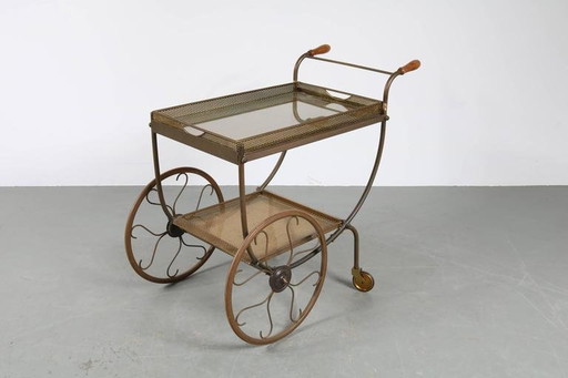 Chariot à thé des années 1950 par Svenskt Tenn, Suède