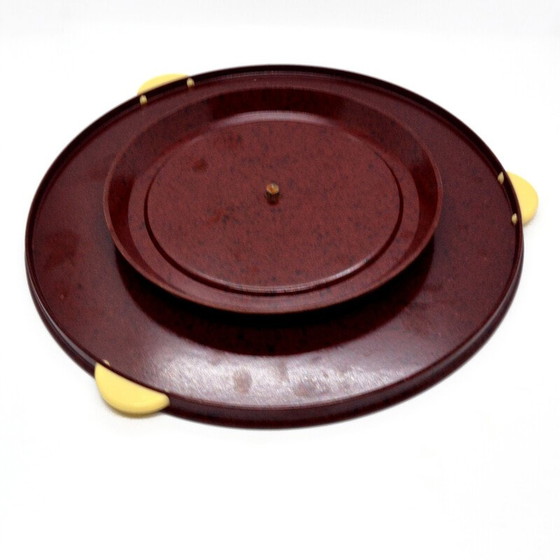 Image 1 of Plateau vintage en bakélite Kreutz Art Deco, Allemagne 1930s