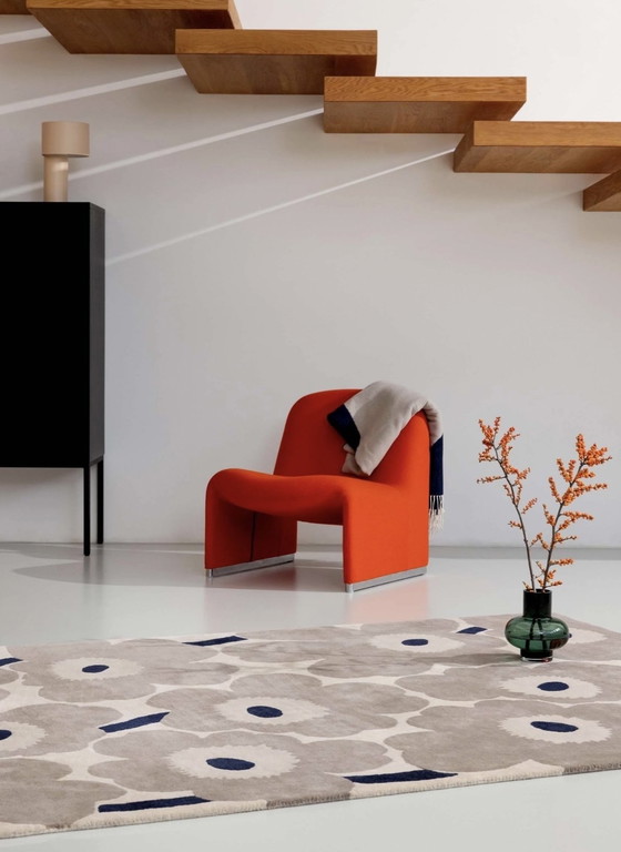 Image 1 of Brink & Campman Marimekko Unikko Greige Tapis