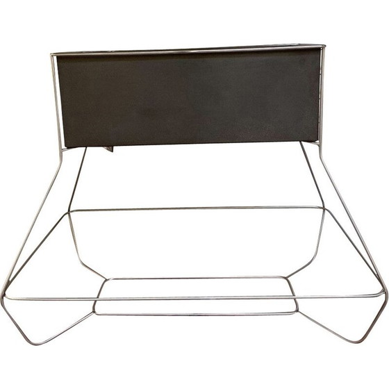 Image 1 of Jardinière vintage en polyéthylène et acier halful lust 80 par Arredare Moderno, Italie