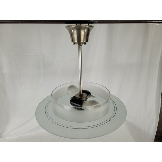 Image 1 of Lampe suspendue soucoupe volante vintage, 1920