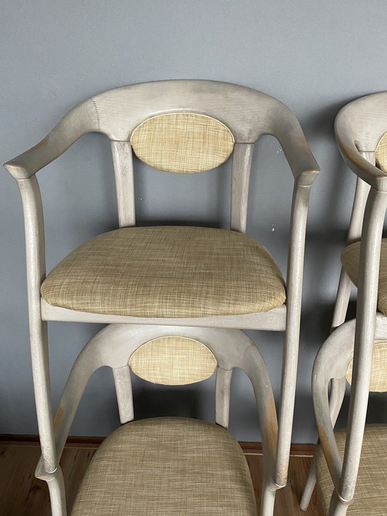 Image 1 of 4 Chaises Vintage Lubke Midcentury