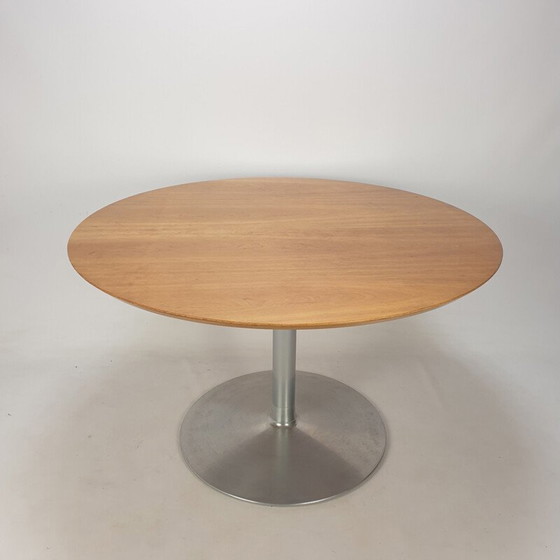 Image 1 of Table ronde de salle à manger vintage par Pierre Paulin pour Artifort, 1960s