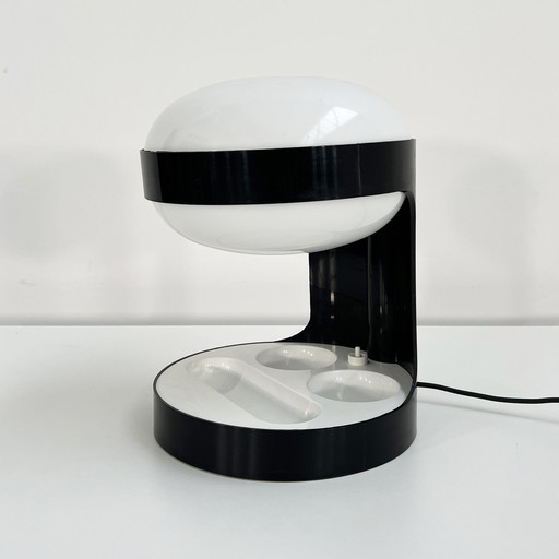 Lampe de table Kd29 noire par Joe Colombo pour Kartell, 1960S