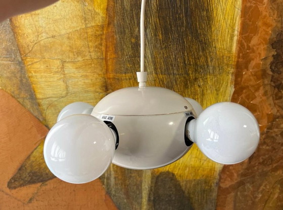 Image 1 of Lampe de plafond, âge de l'espace, vintage, lampe de plafond, Ufo.