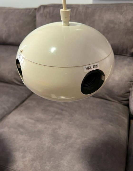 Image 1 of Lampe de plafond, âge de l'espace, vintage, lampe de plafond, Ufo.