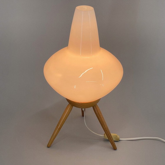Image 1 of Lampe de table "fusée" de l'ère spatiale pour Úluv, Tchécoslovaquie 1960