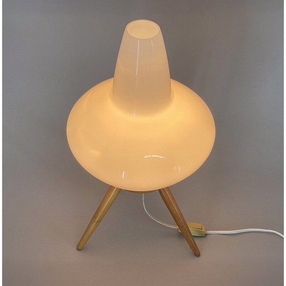 Image 1 of Lampe de table "fusée" de l'ère spatiale pour Úluv, Tchécoslovaquie 1960