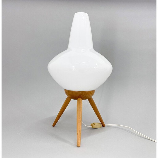 Lampe de table "fusée" de l'ère spatiale pour Úluv, Tchécoslovaquie 1960