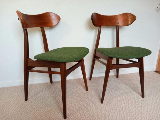 Image 1 of 2X Kastrup Dining Chair By Louis Van Teeffelen