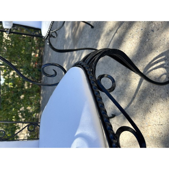 Image 1 of Fauteuil de jardin vintage en fer forgé, France 1940