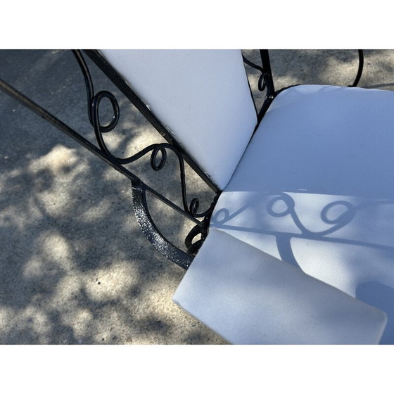 Image 1 of Fauteuil de jardin vintage en fer forgé, France 1940
