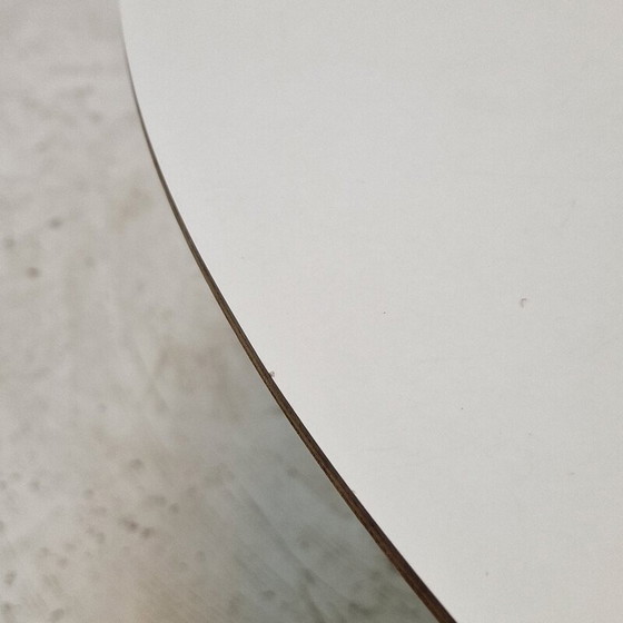 Image 1 of Table basse vintage "Circle" en placage de bois par Pierre Paulin pour Artifort, 1960